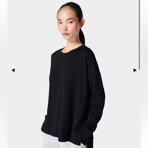 Sweaty Betty Solid Black Sweatshirt!